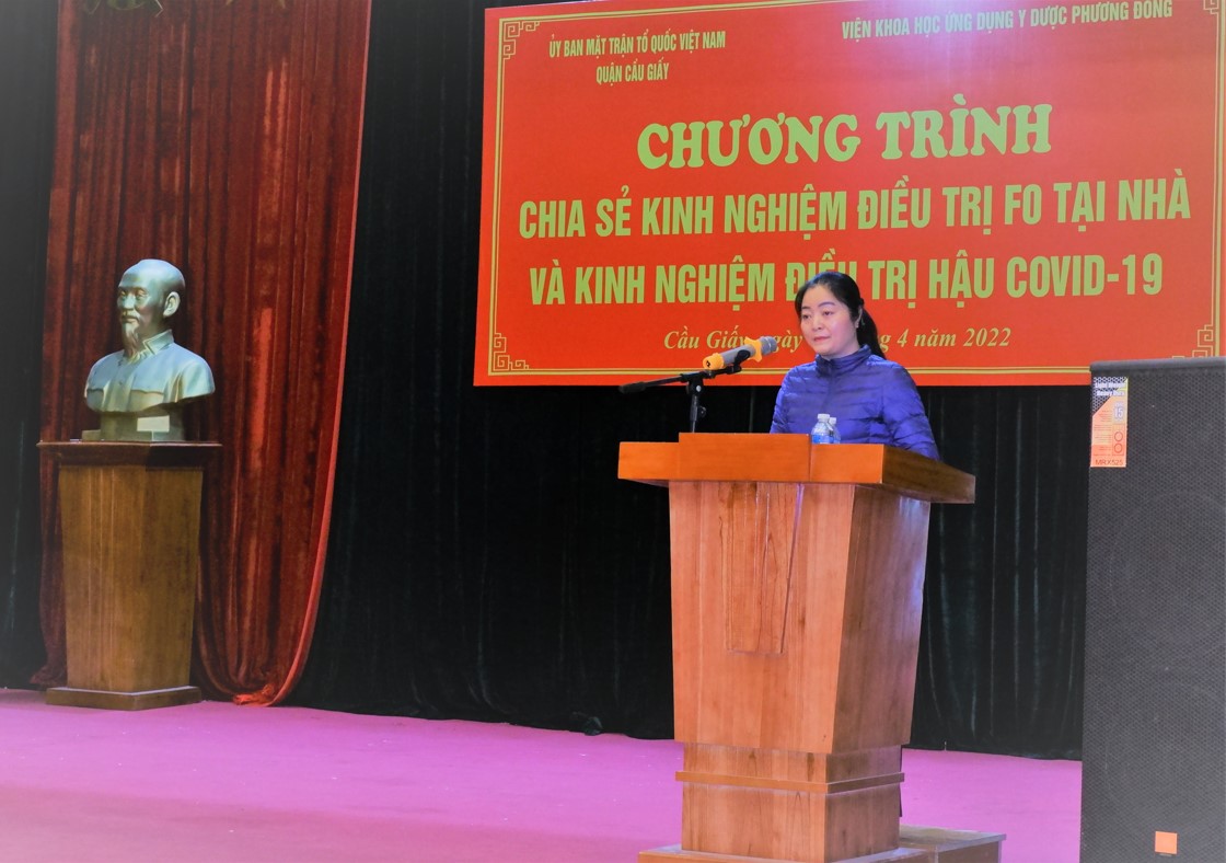 Đ/c Phạm Thị Lâm Anh tuyên bố lý do của chương trình