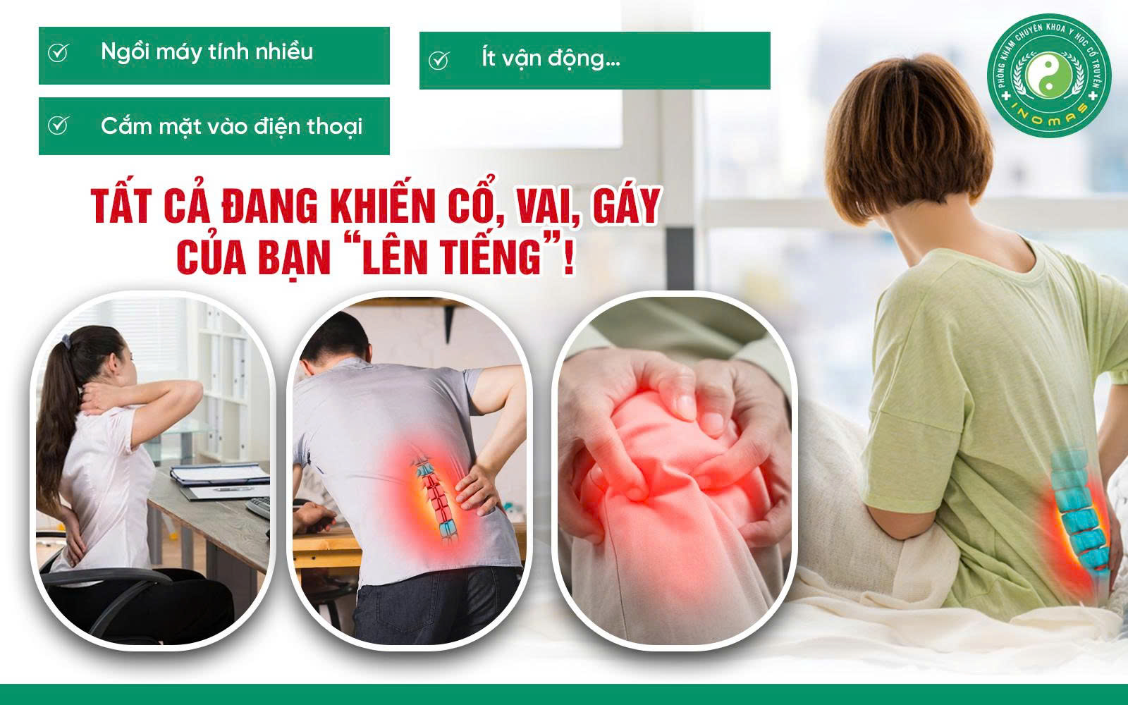 ĐAU CỔ, VAI, GÁY – “CƠN ĐAU THỜI ĐẠI”