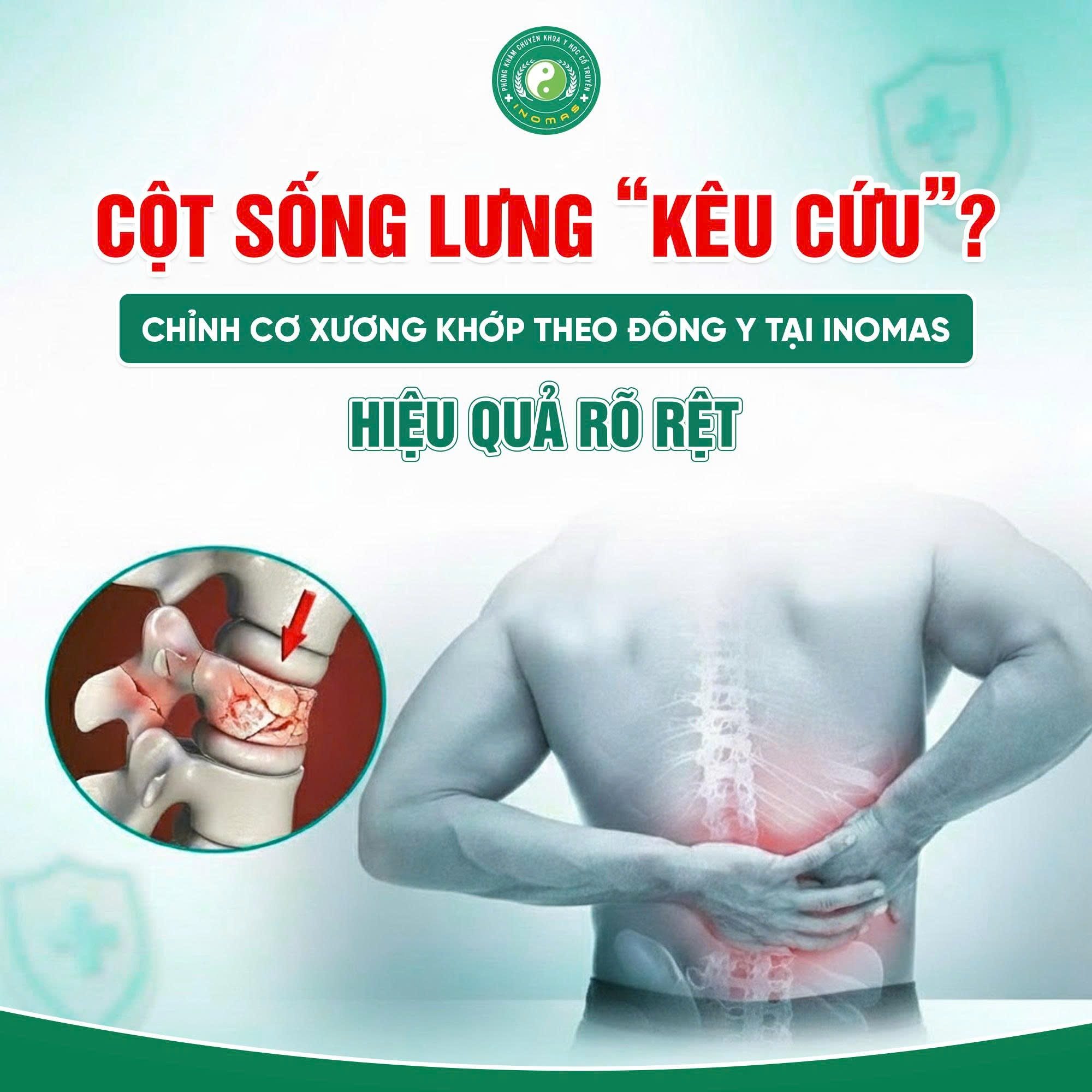 Trị liệu gai cột sống bằng YHCT – Giúp vận động linh hoạt hơn mỗi ngày tại Inomas Phương Đông