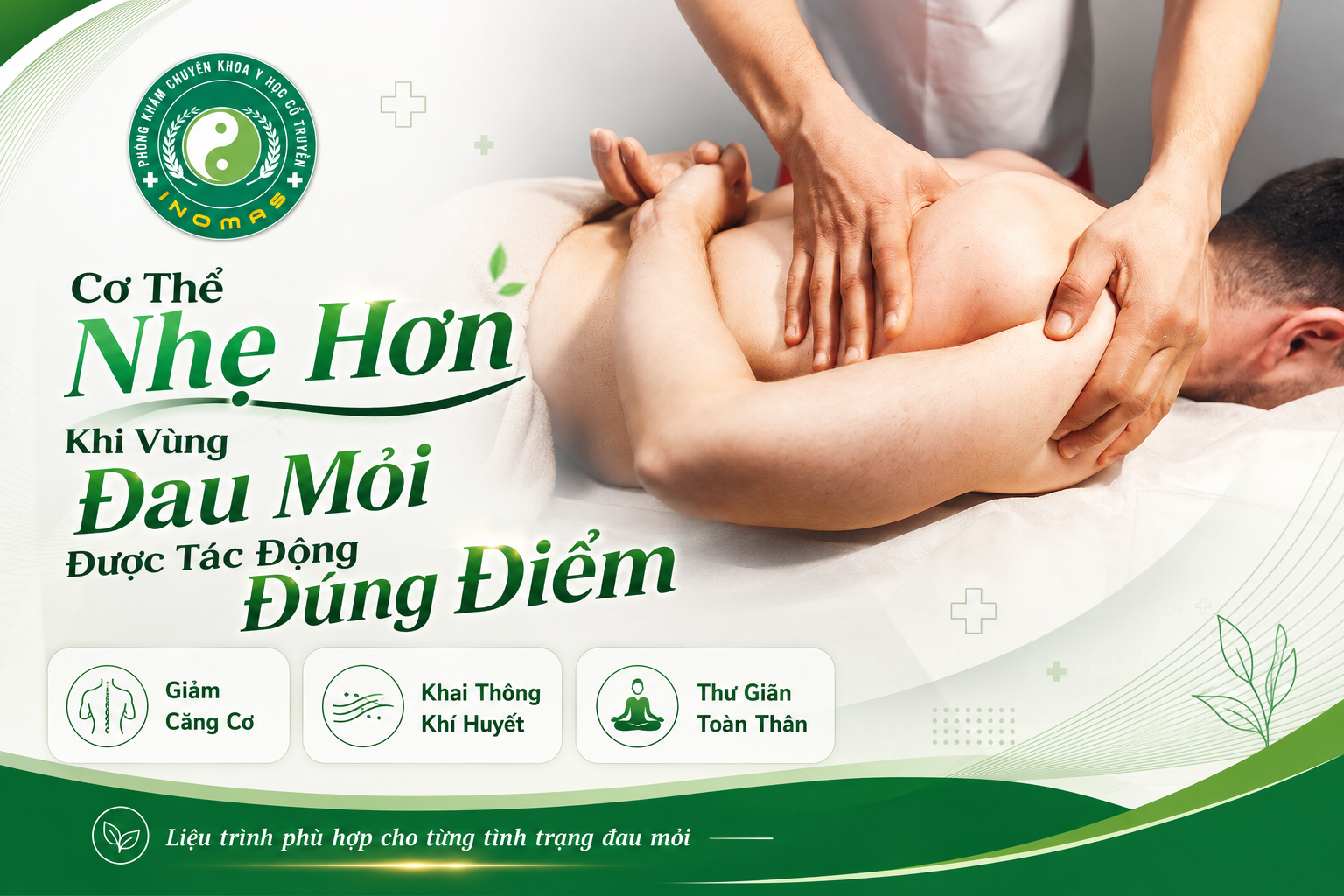 Cơ Thể Nhẹ Hơn Khi Vùng Đau Mỏi Được Tác Động Đúng Điểm