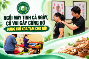 Đau Cổ Vai Gáy Do Ngồi Máy Tính – Đừng Chỉ Xoa Tạm Cho Đỡ